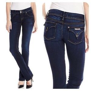 Hudson Jeans Beth Midrise Baby Boot Sz 29 Dark